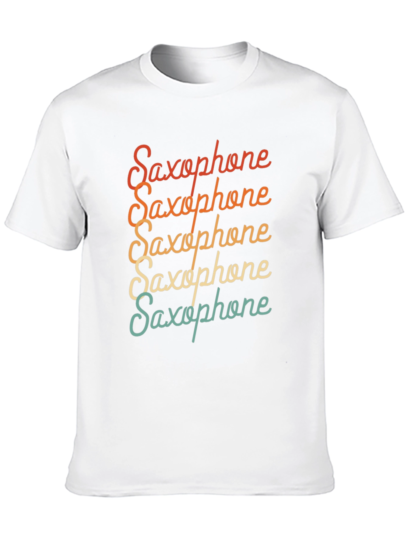 Retro Saxophone T-Shirt - Music Lover Tee