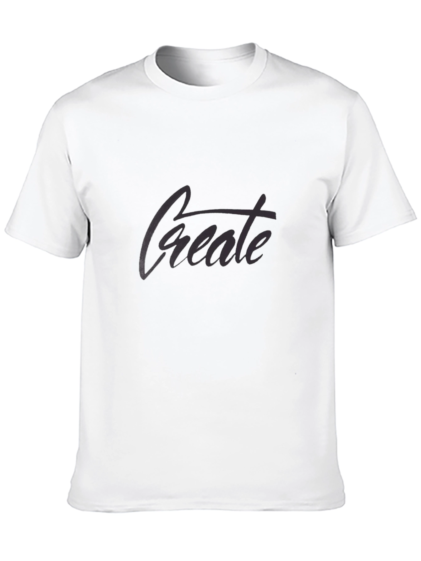 Create Black Graphic T-Shirt - Modern Style