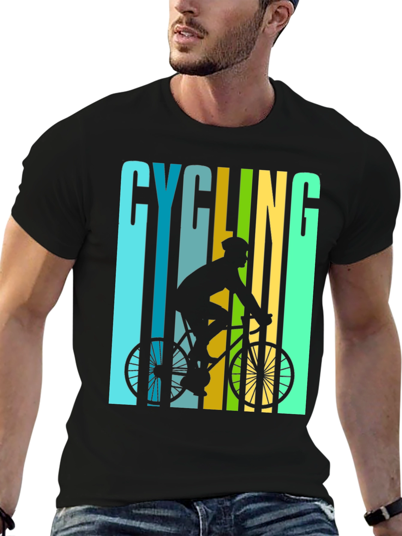 Cycling Graphic T-Shirt - Ride in Style