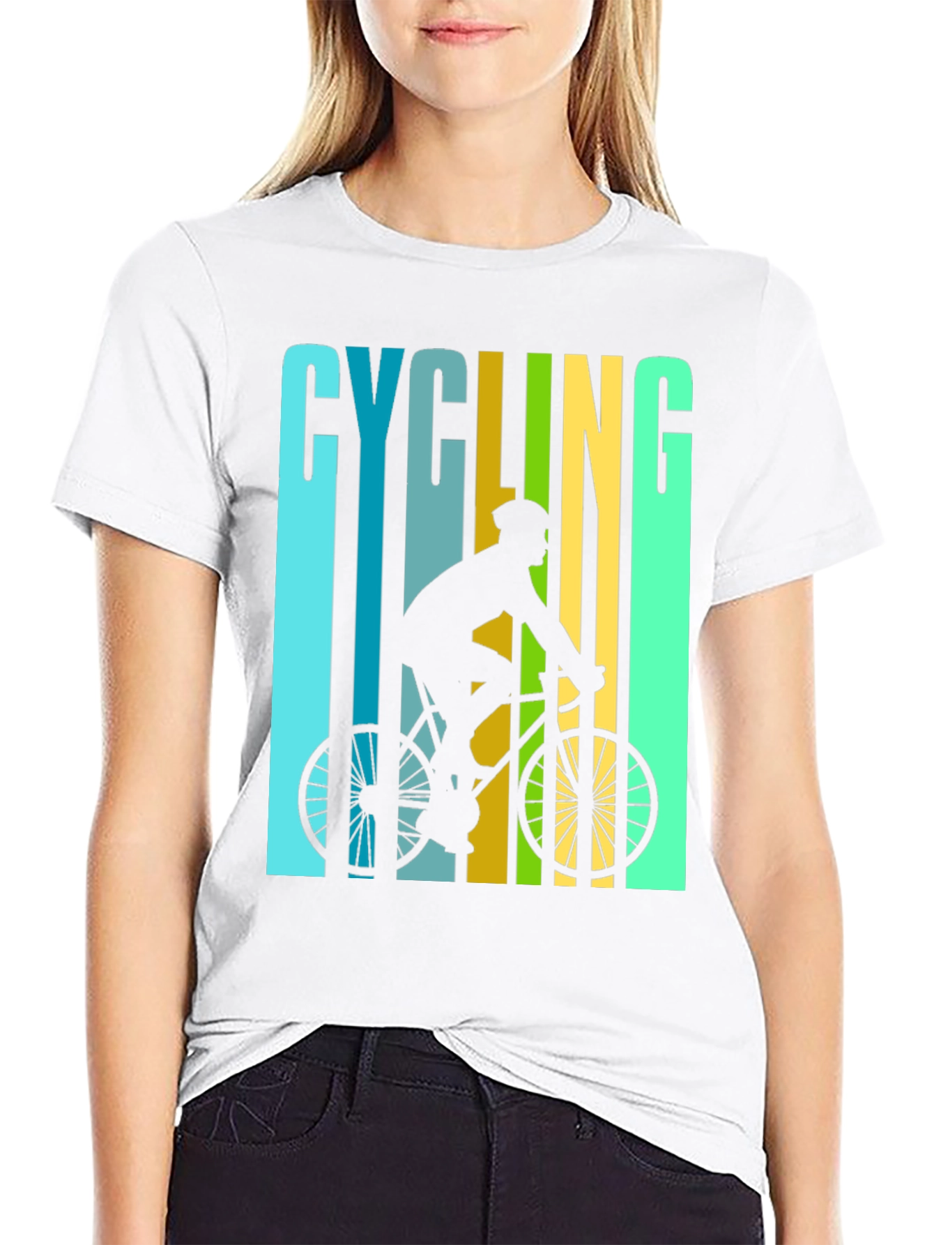 Cycling Graphic T-Shirt - Ride in Style