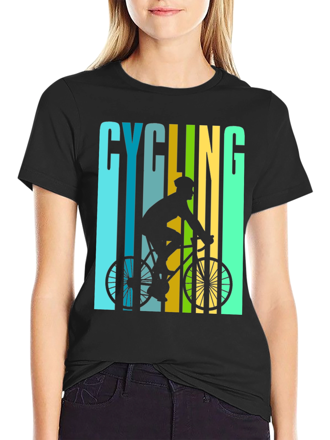 Cycling Graphic T-Shirt - Ride in Style