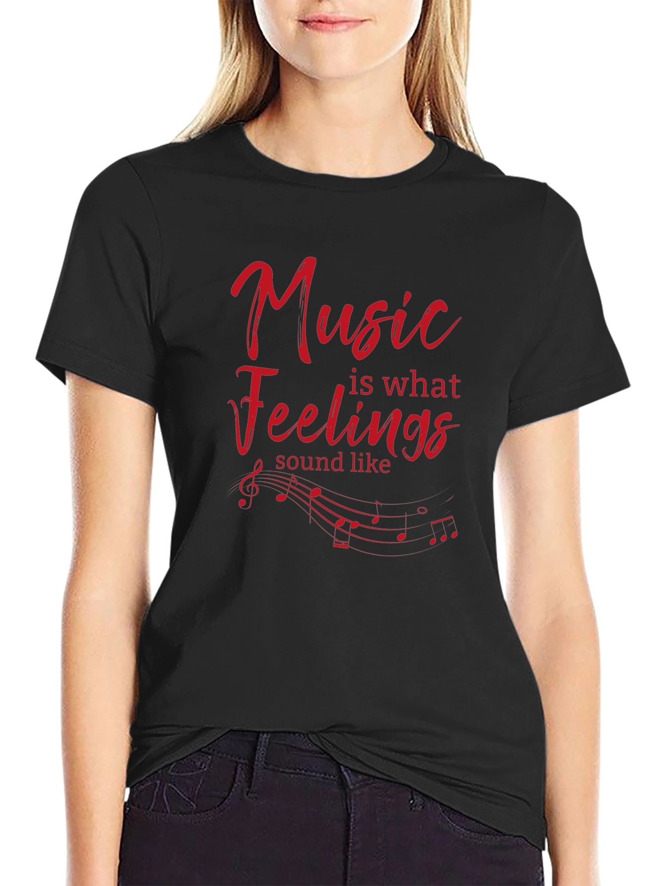 Music Is What Feelings Sound Like T-Shirt