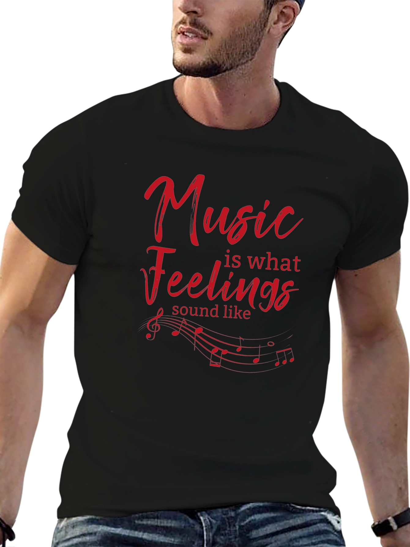 Music Is What Feelings Sound Like T-Shirt
