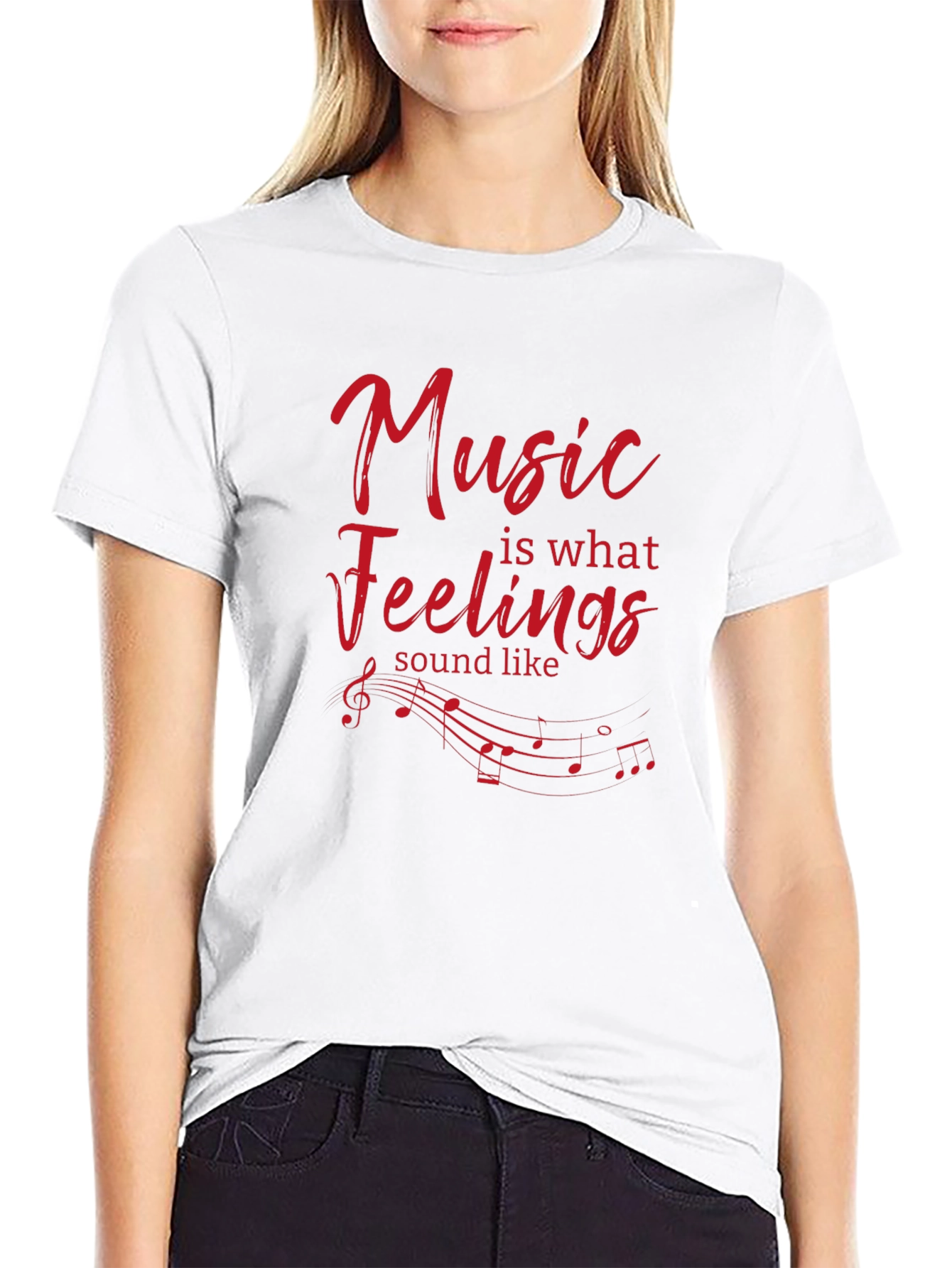 Music Is What Feelings Sound Like T-Shirt