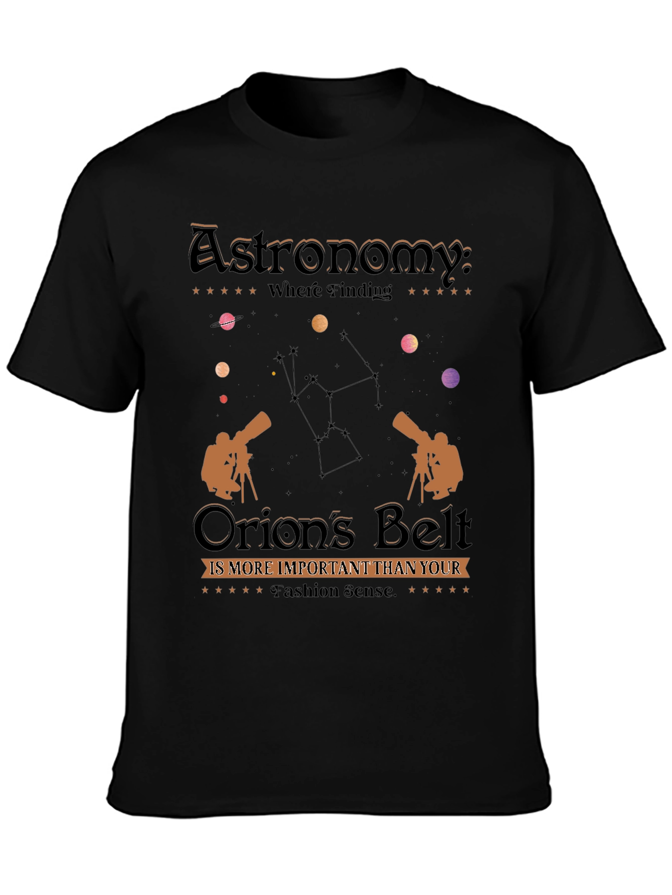 Astronomy Orions Belt Graphic Tee