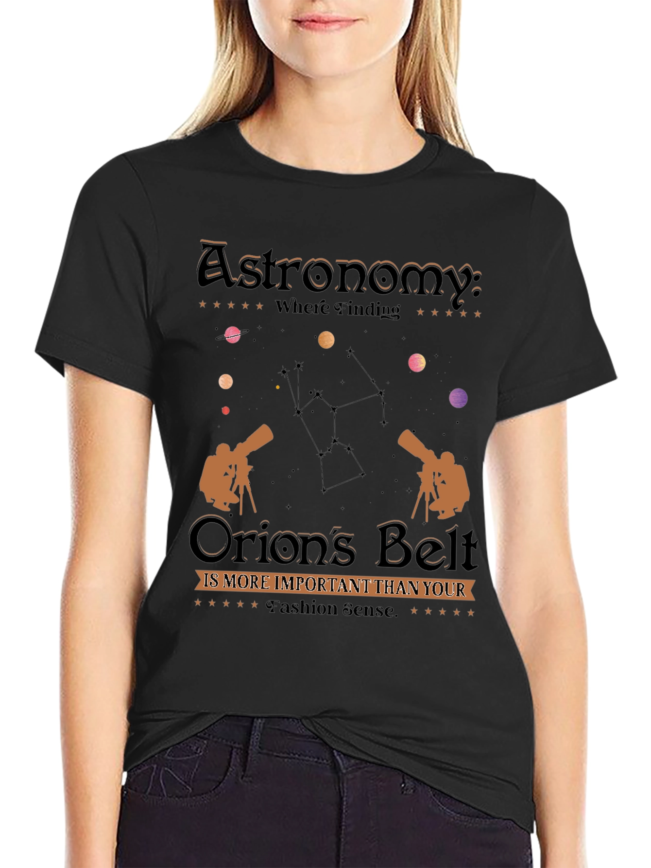 Astronomy Orions Belt Graphic Tee