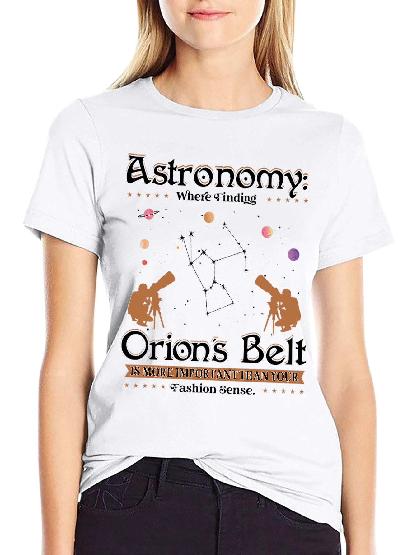 Astronomy Orions Belt Graphic Tee