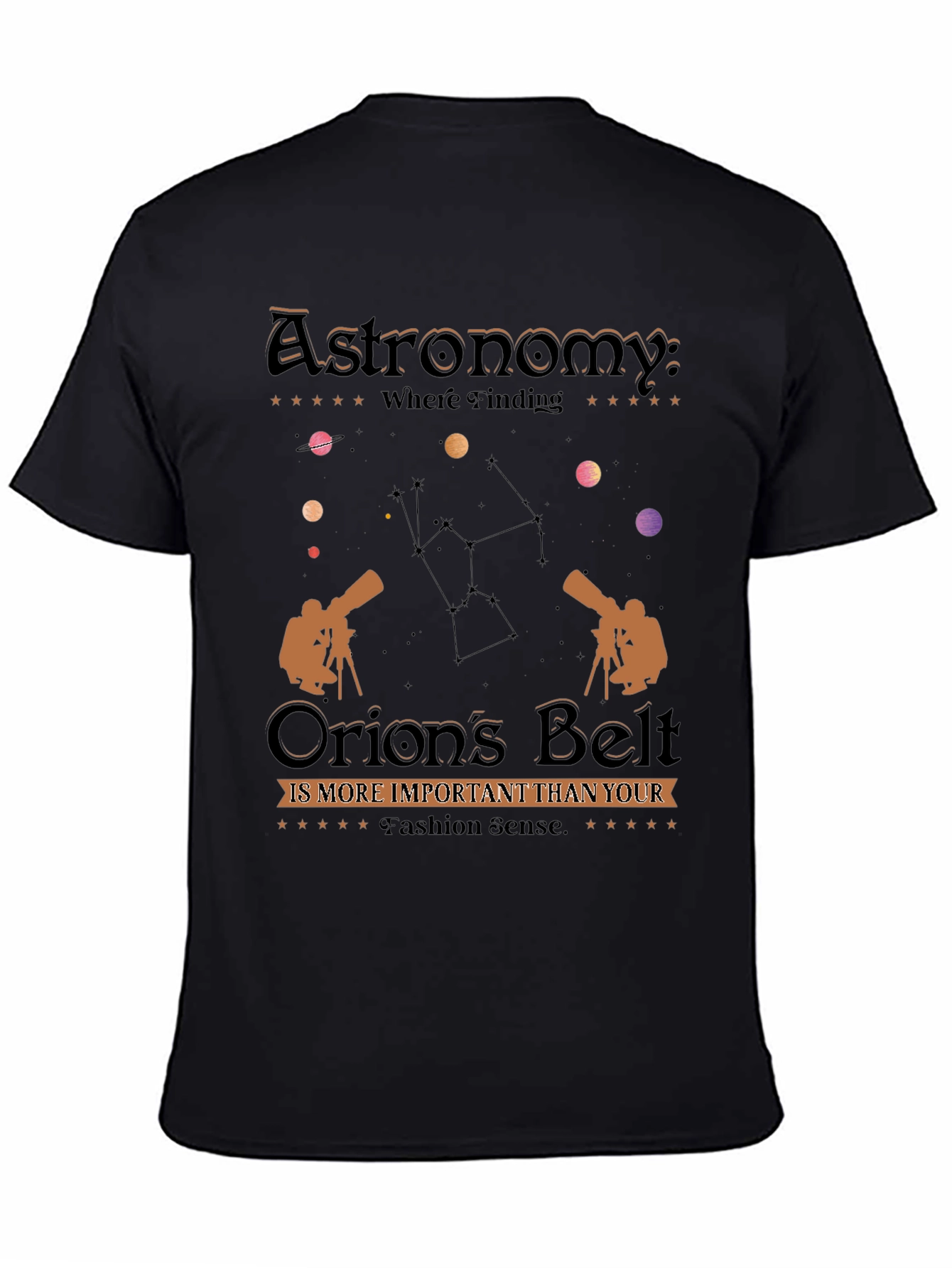 Astronomy Orions Belt Graphic Tee