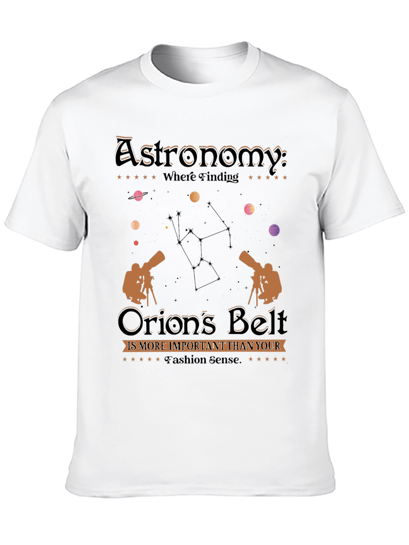 Astronomy Orions Belt Graphic Tee
