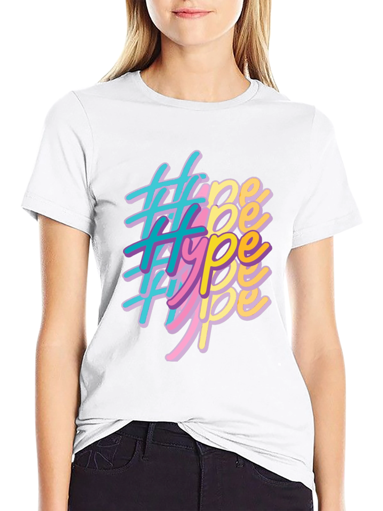 Retro Hype Graphic T-Shirt