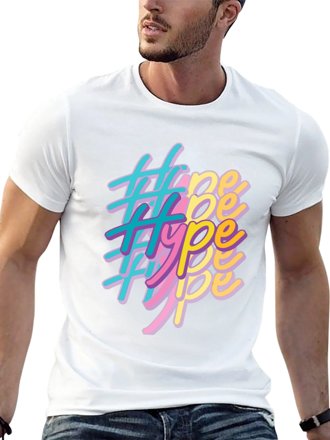 Retro Hype Graphic T-Shirt