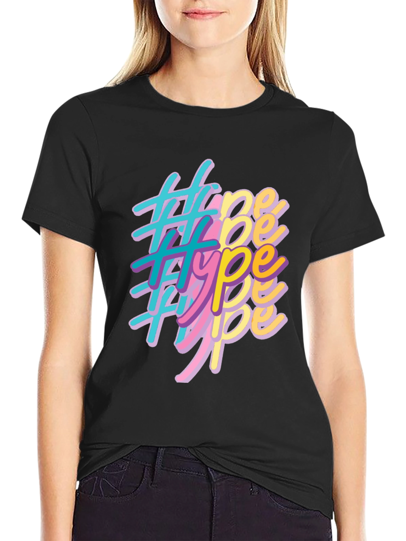 Retro Hype Graphic T-Shirt