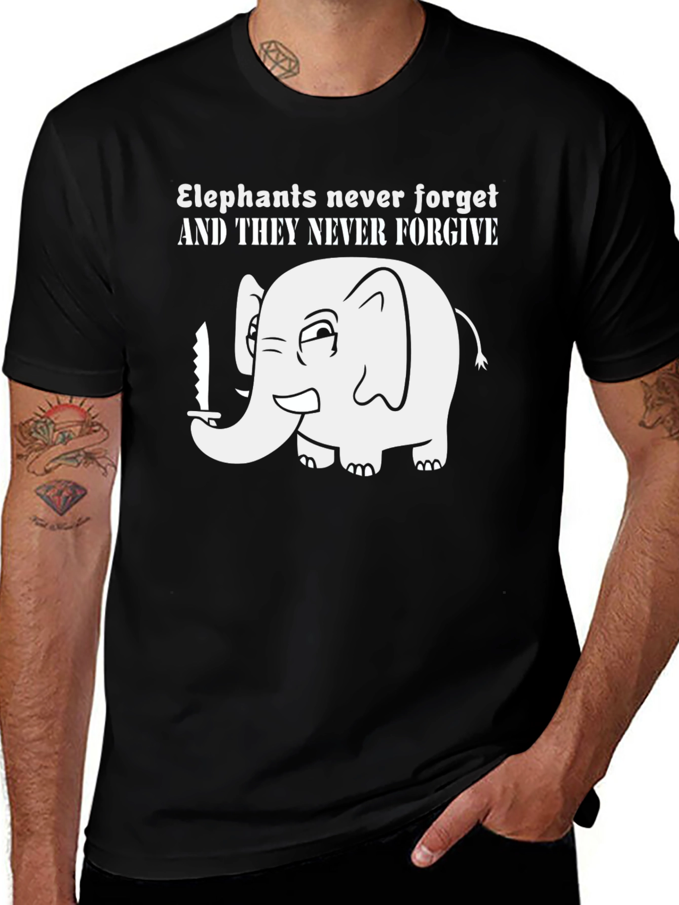 Elephant Never Forgets T-Shirt
