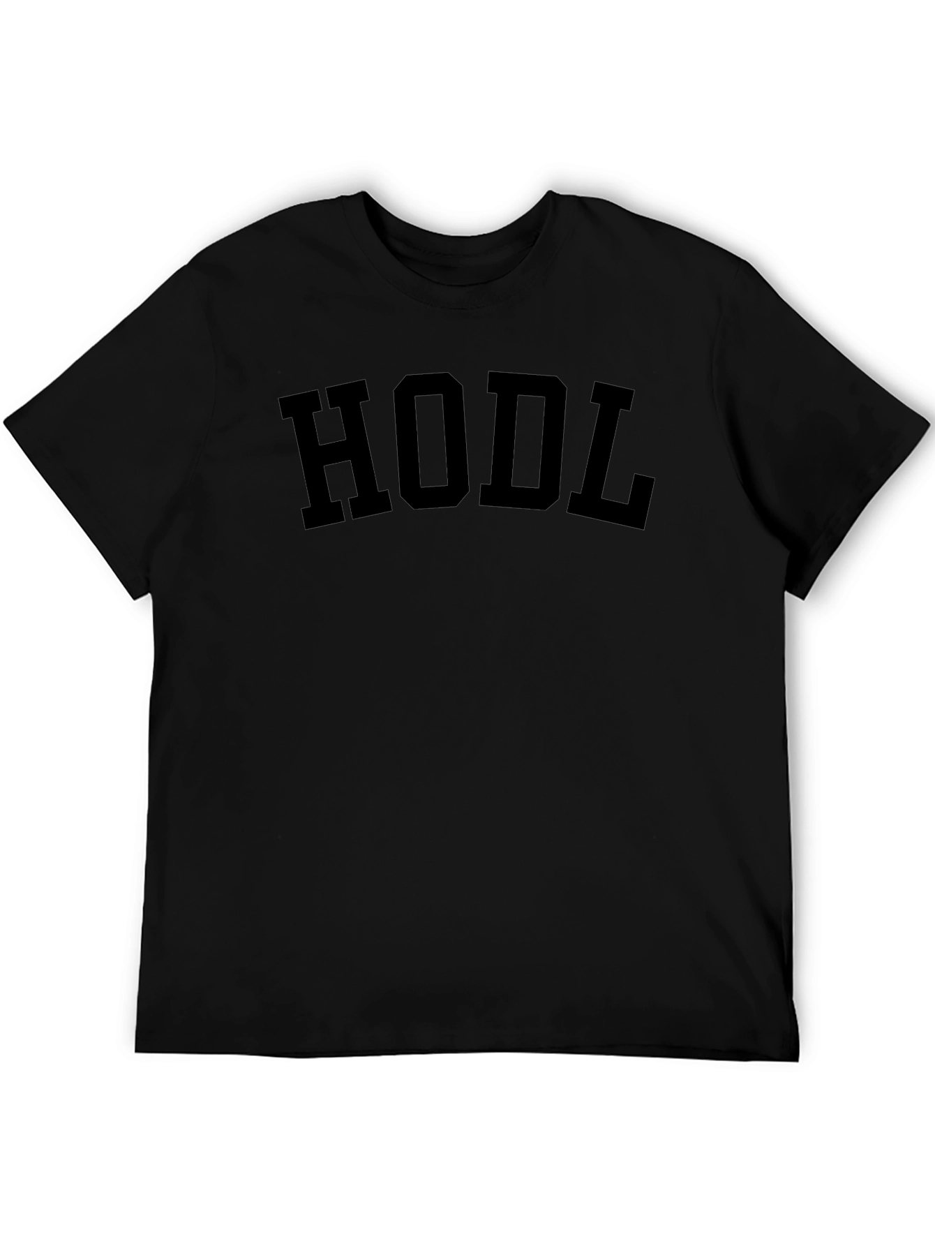 HODL Black T-Shirt - Crypto Investor Apparel