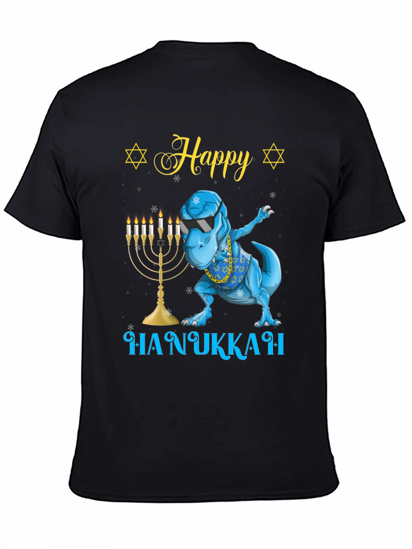 Happy Hanukkah T-Rex Dab Shirt