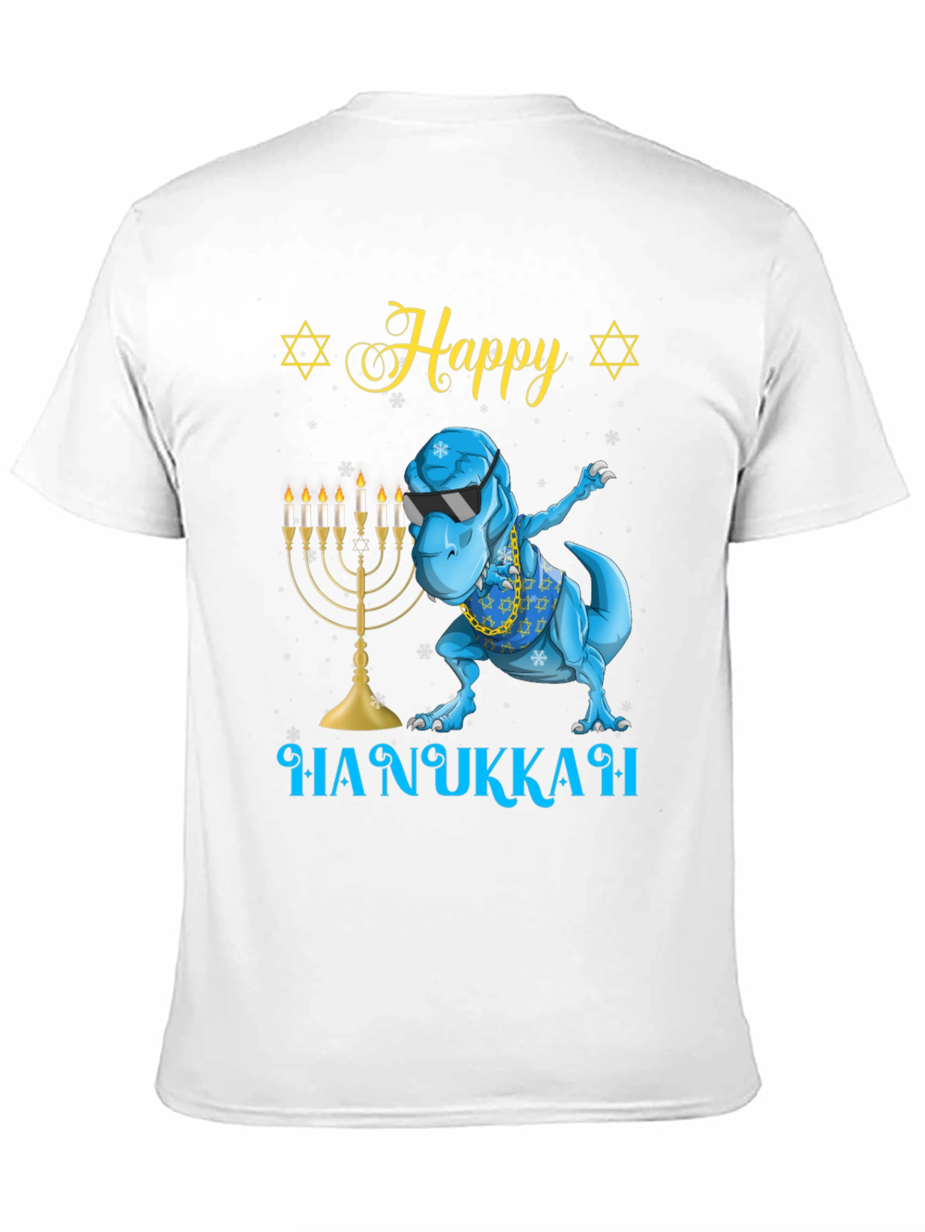 Happy Hanukkah T-Rex Dab Shirt