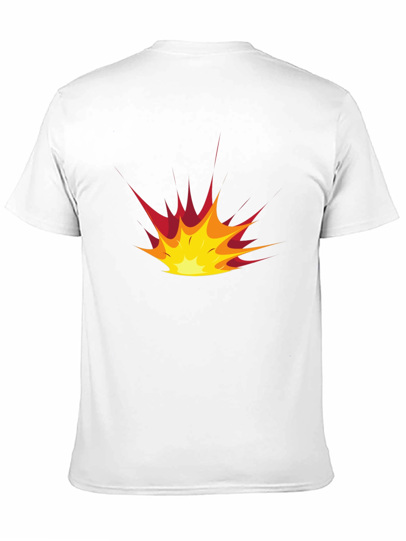 Explosion Graphic Black T-Shirt - Casual Style