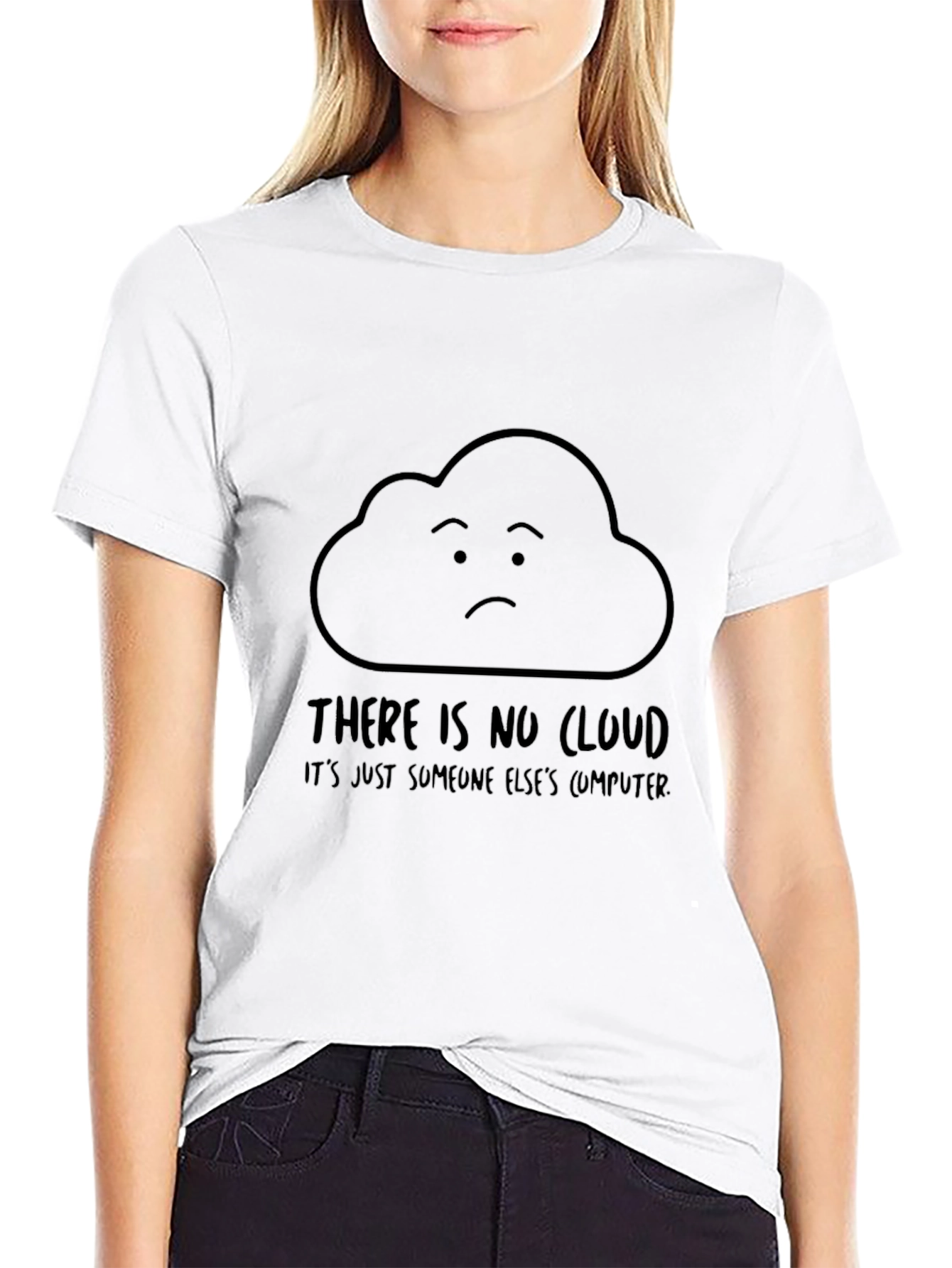 No Cloud T-Shirt - Programmer Humor Tee