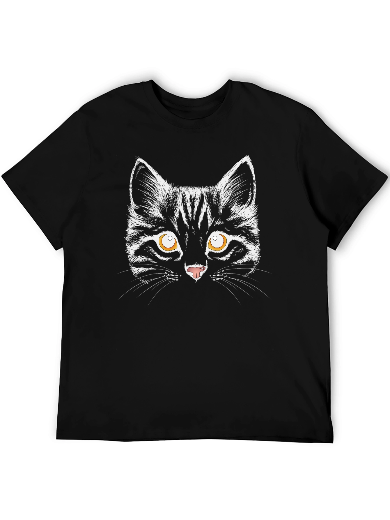 Cool Cat Graphic Black T-Shirt