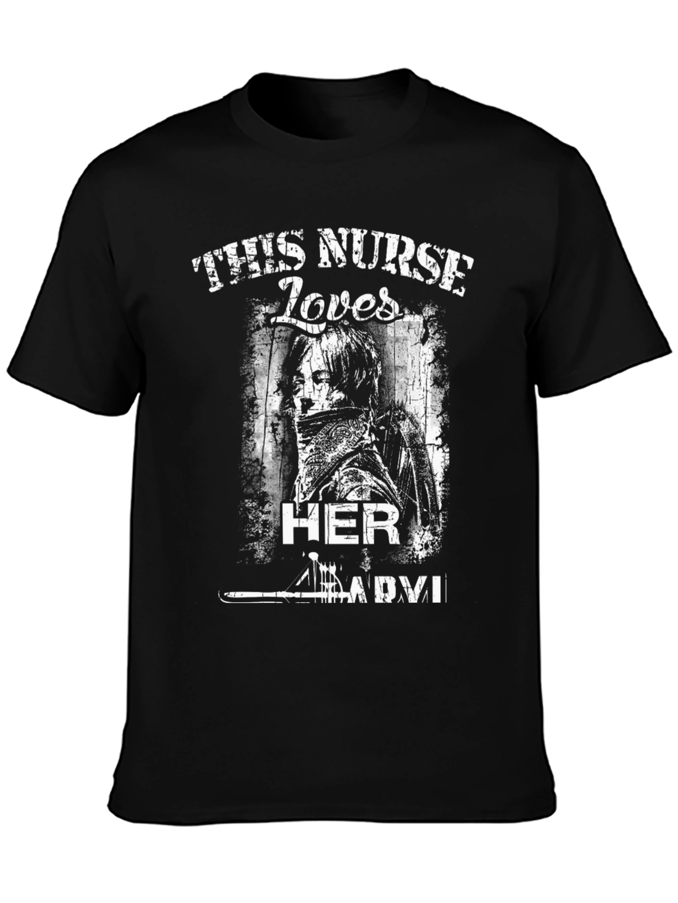 Nurse Loves Ladyvi Black T-Shirt
