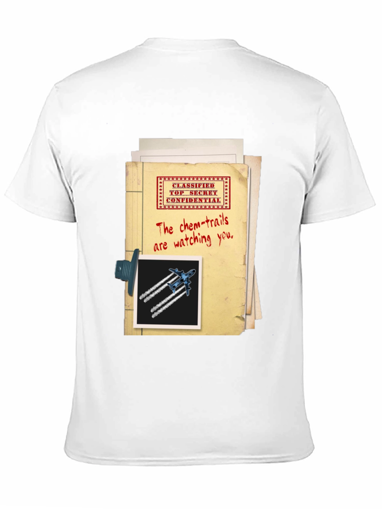 Top Secret Chemtrails T-Shirt Conspiracy