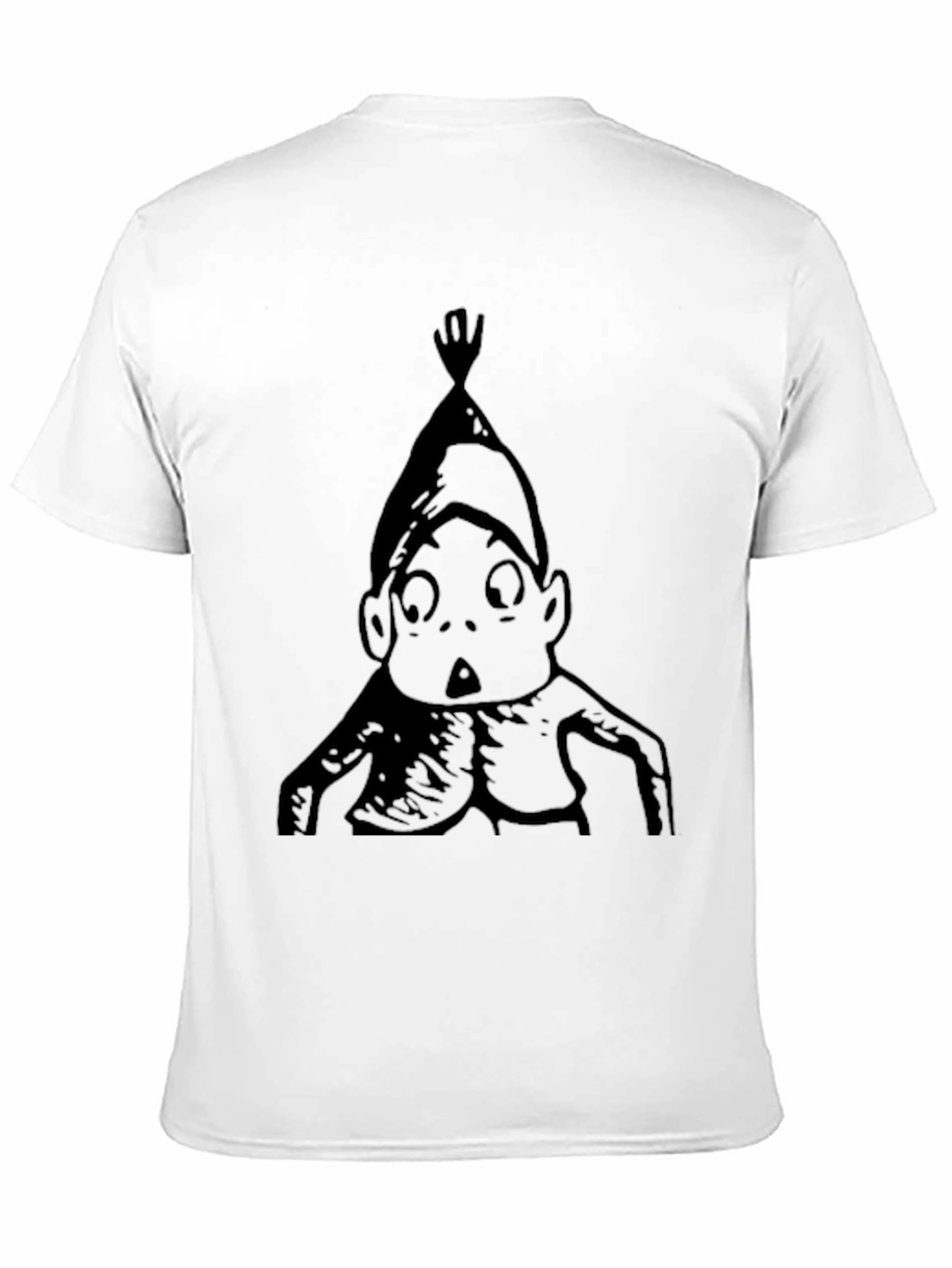 Cartoon Character Black T-Shirt