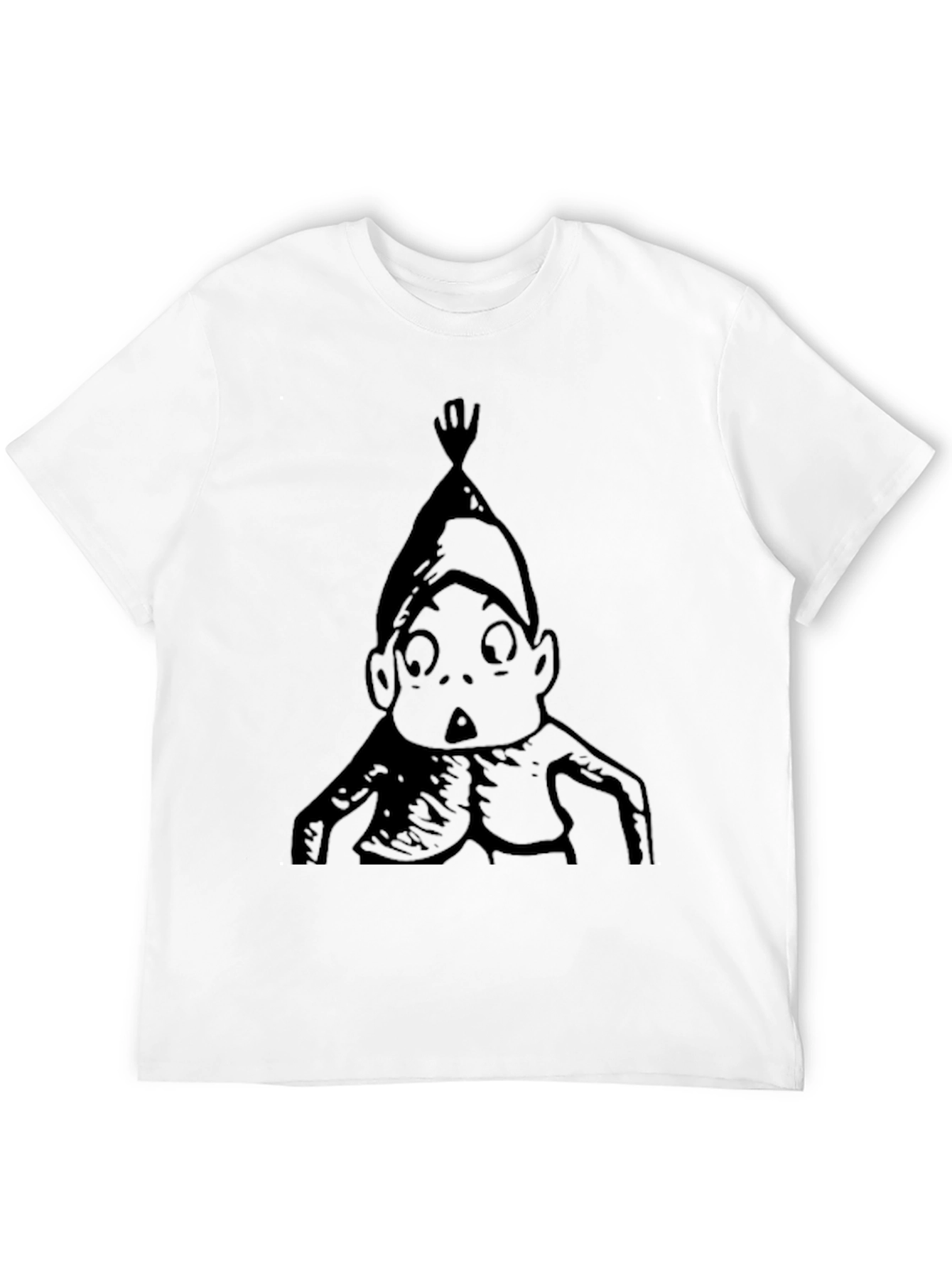 Cartoon Character Black T-Shirt