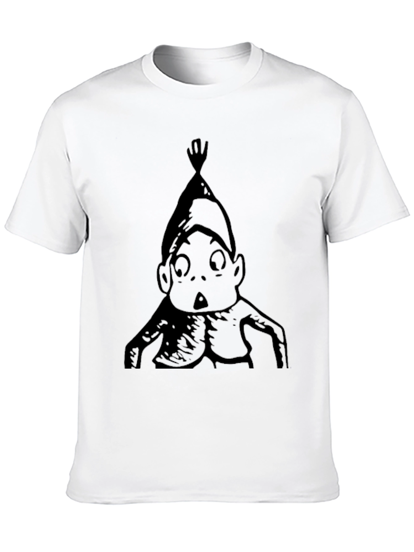 Cartoon Character Black T-Shirt