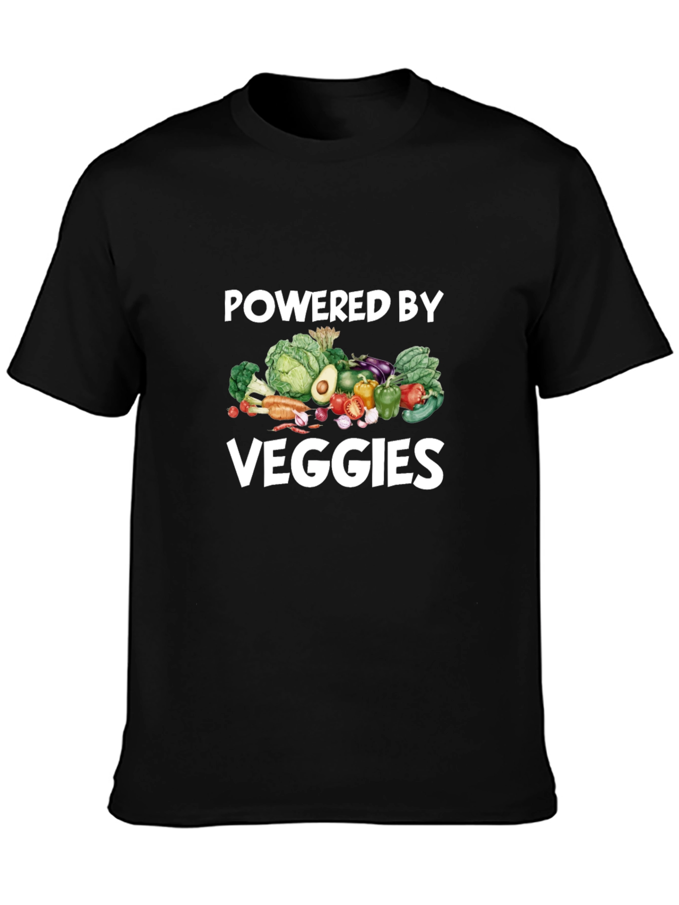 Powered By Veggies Graphic Tee