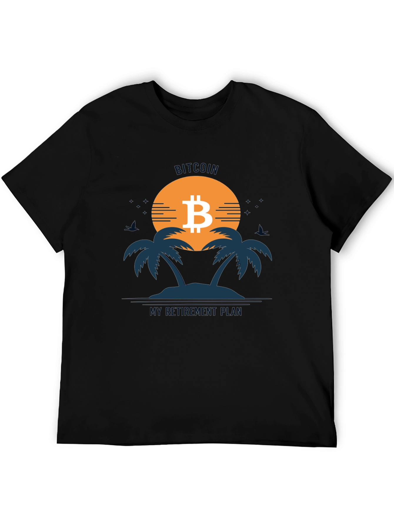 Bitcoin Retirement Plan Graphic T-Shirt