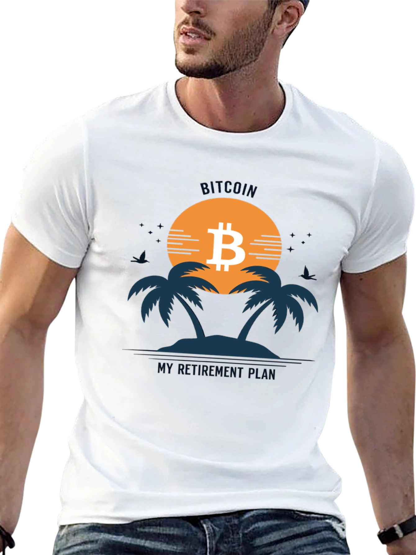Bitcoin Retirement Plan Graphic T-Shirt