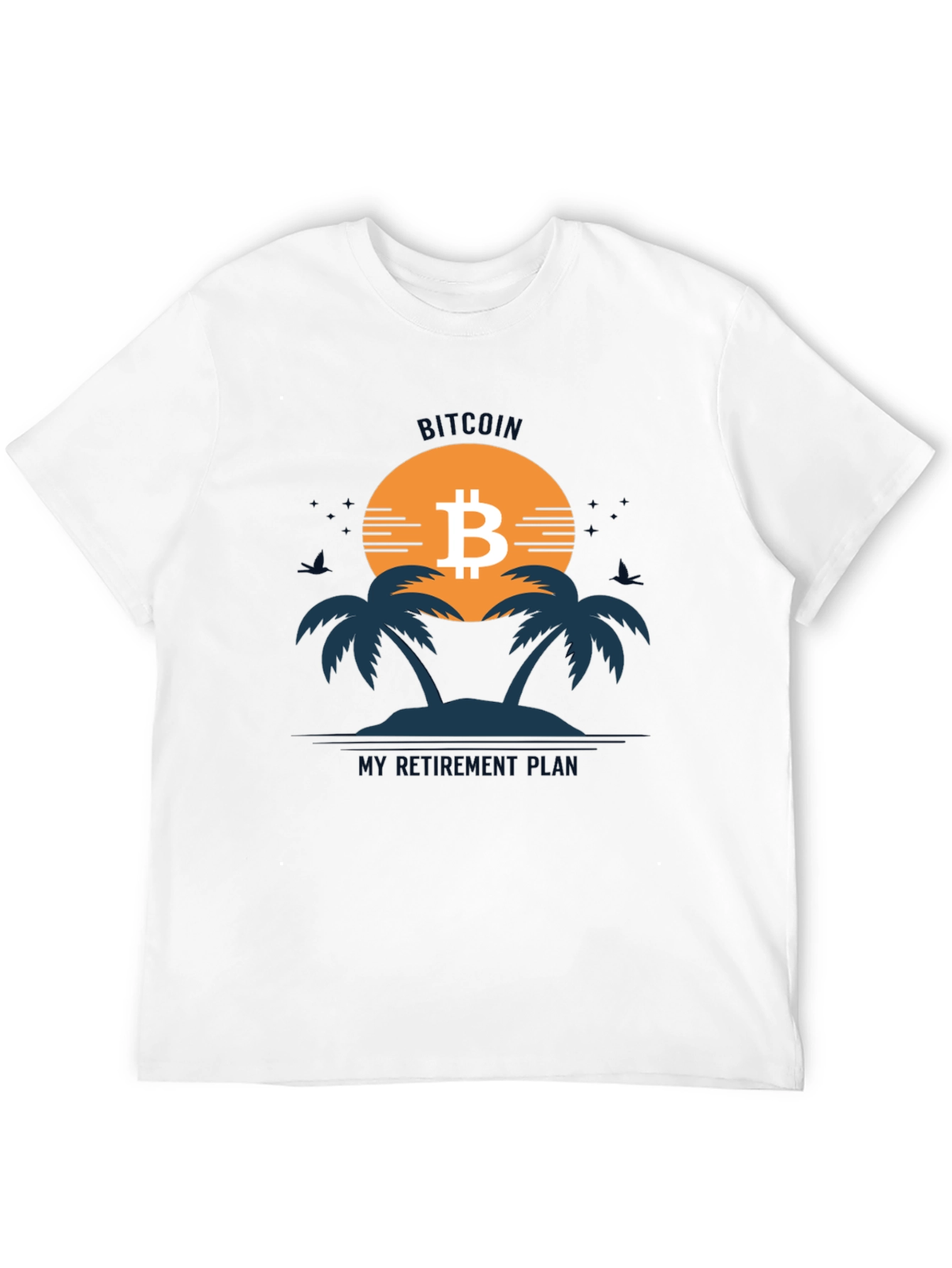 Bitcoin Retirement Plan Graphic T-Shirt