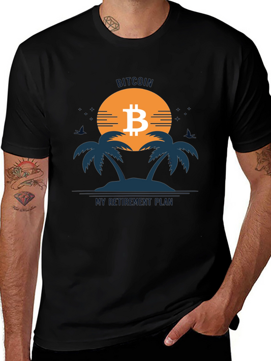 Bitcoin Retirement Plan Graphic T-Shirt