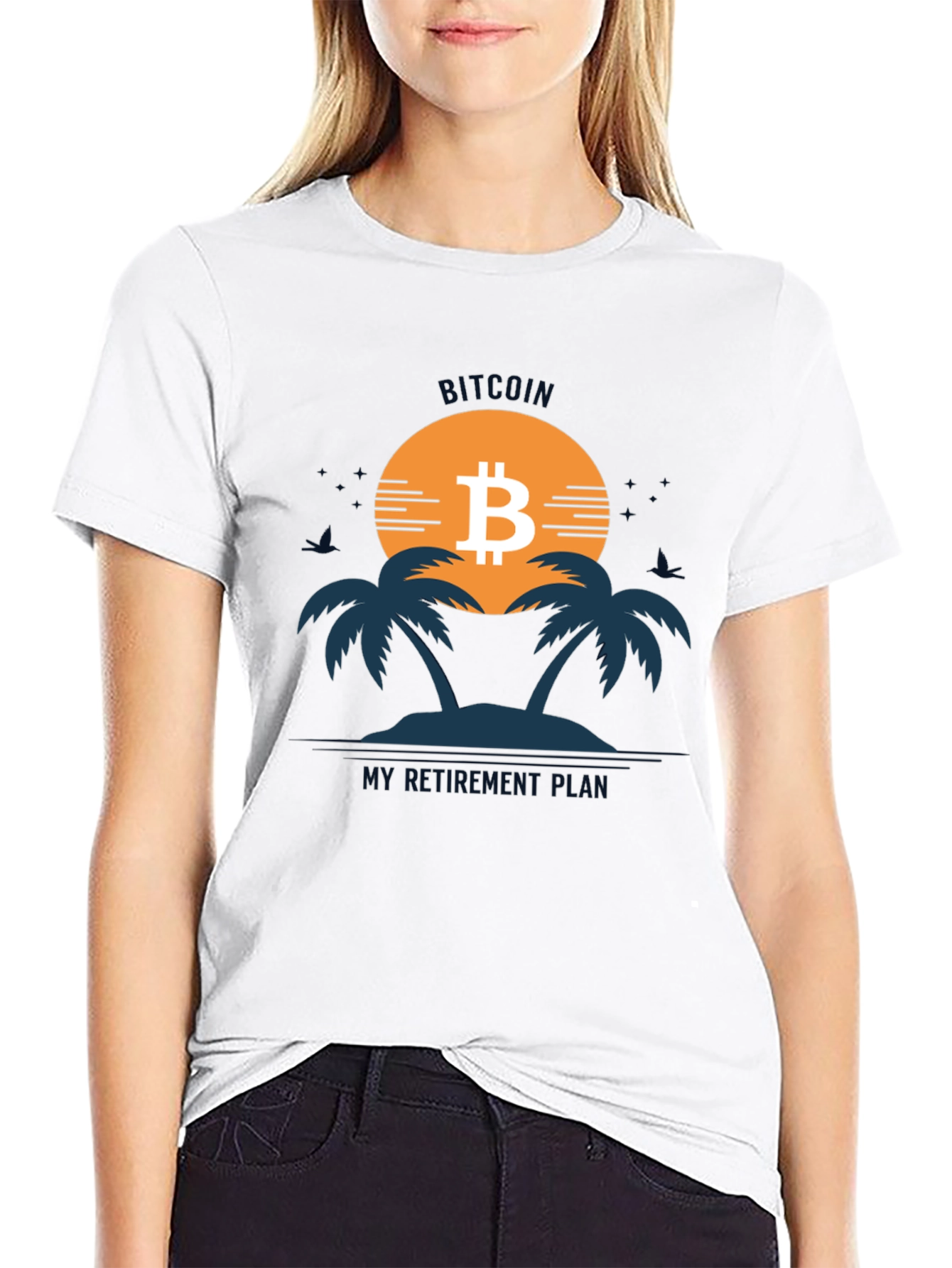 Bitcoin Retirement Plan Graphic T-Shirt