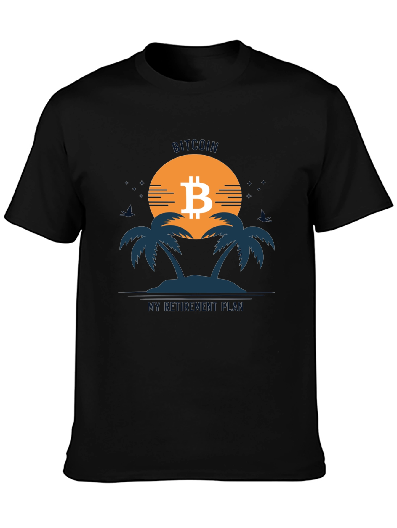 Bitcoin Retirement Plan Graphic T-Shirt