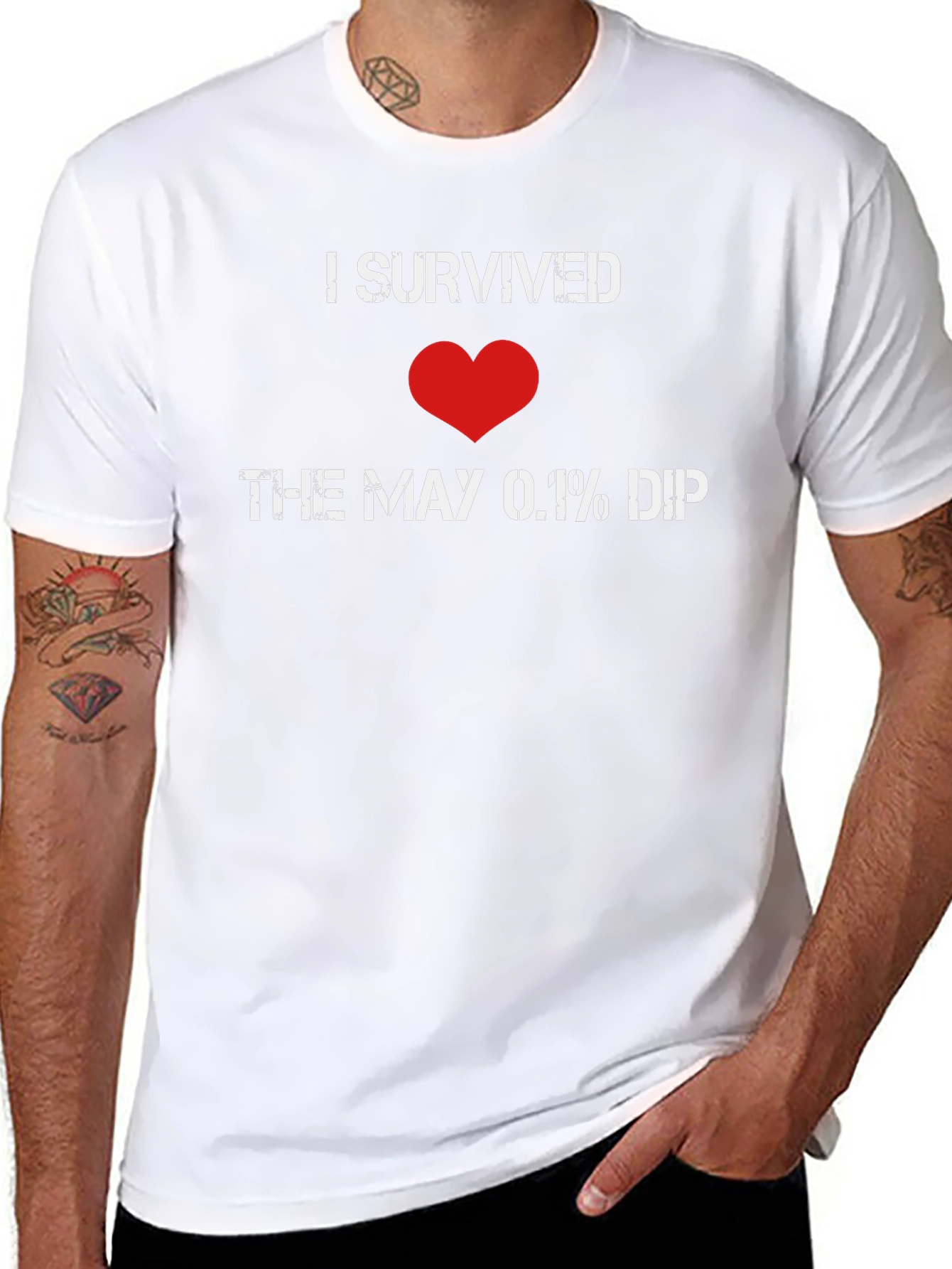 I Survived the May 0.1% Dip Graphic T-Shirt
