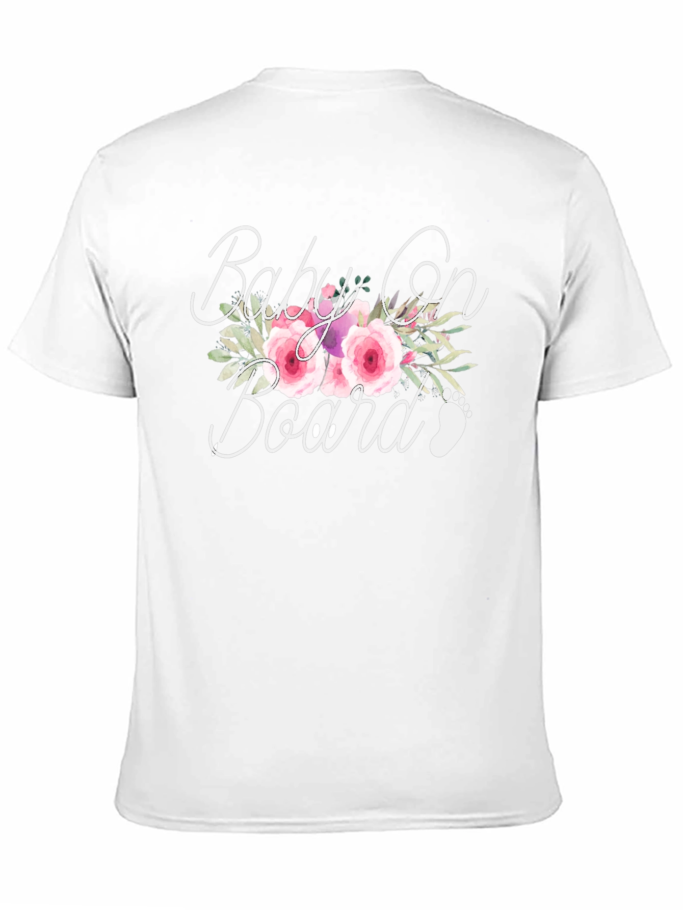 Baby On Board Floral T-Shirt