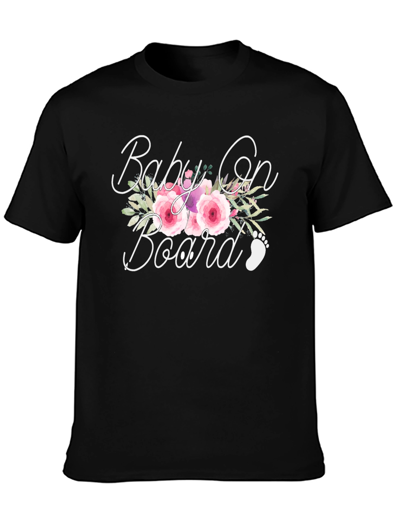 Baby On Board Floral T-Shirt