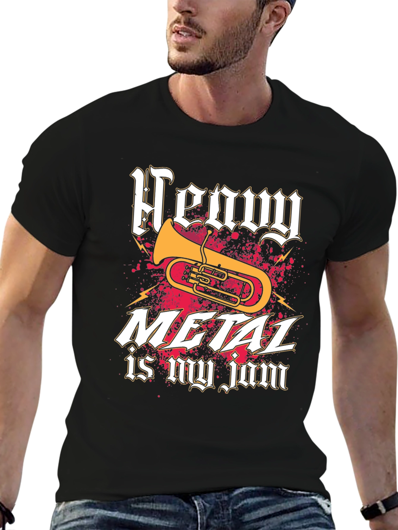 Heavy Metal Tuba Tee - Music Lover Shirt