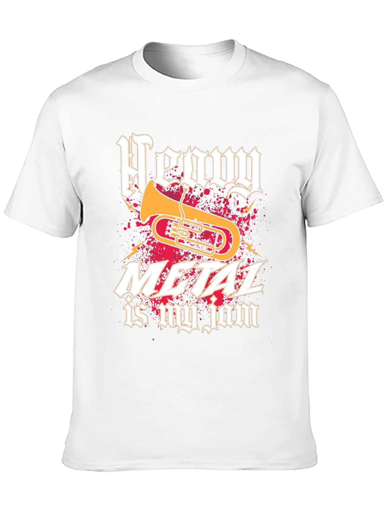 Heavy Metal Tuba Tee - Music Lover Shirt
