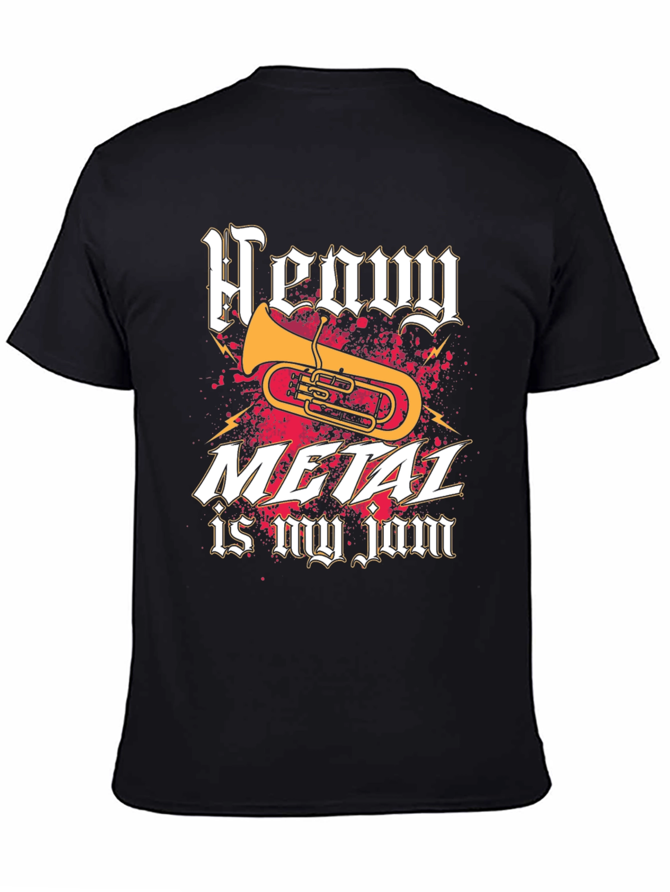 Heavy Metal Tuba Tee - Music Lover Shirt
