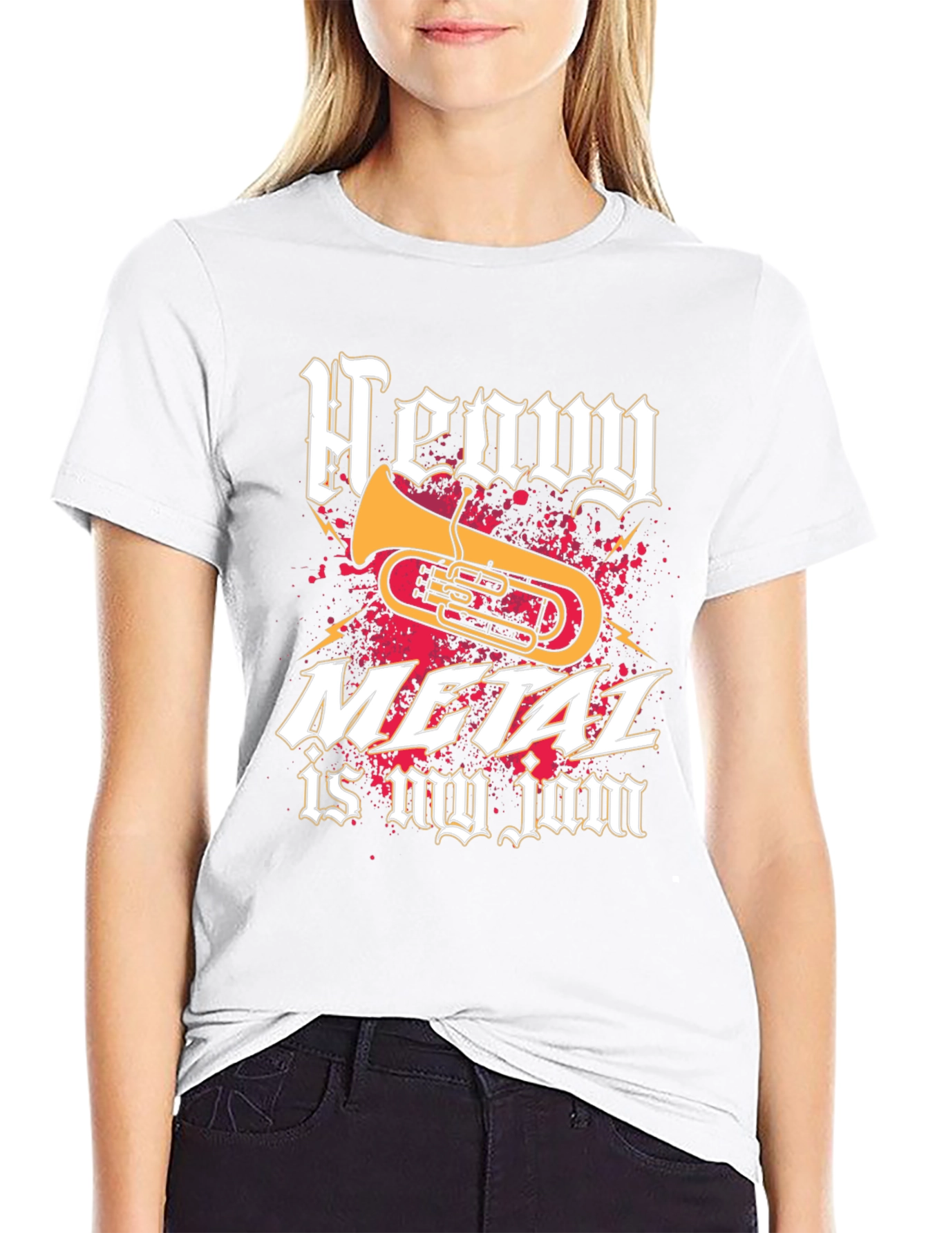 Heavy Metal Tuba Tee - Music Lover Shirt