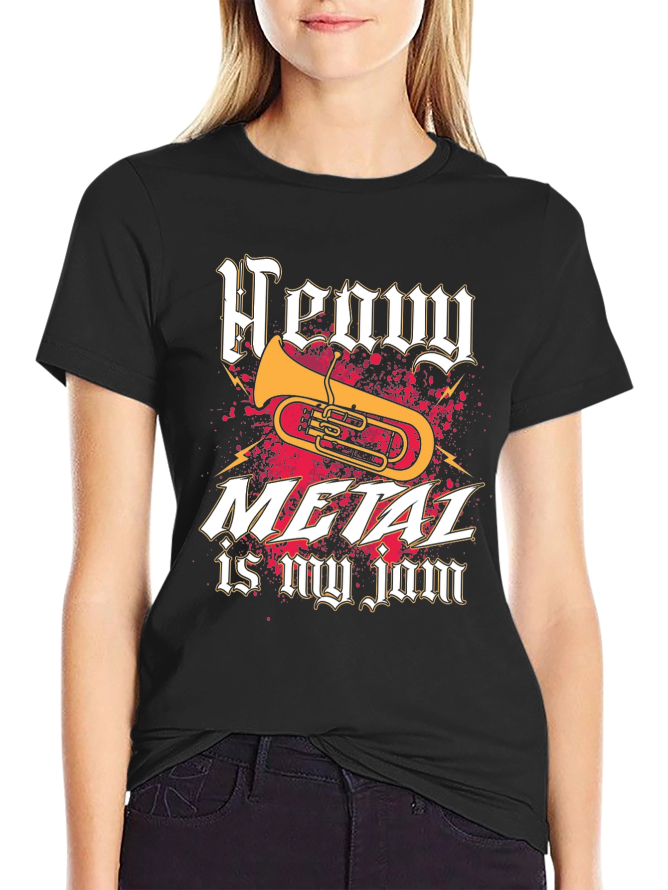 Heavy Metal Tuba Tee - Music Lover Shirt