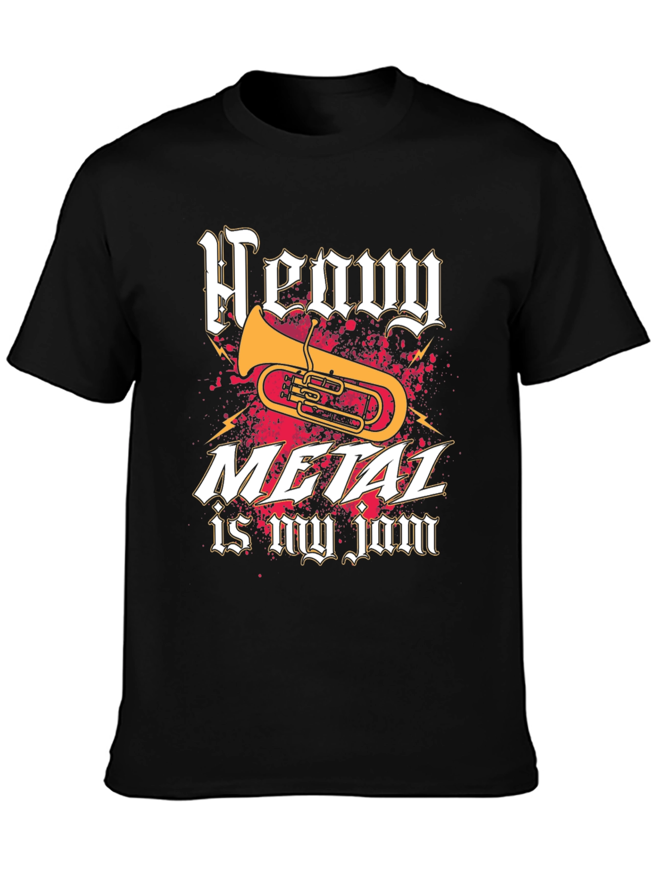 Heavy Metal Tuba Tee - Music Lover Shirt