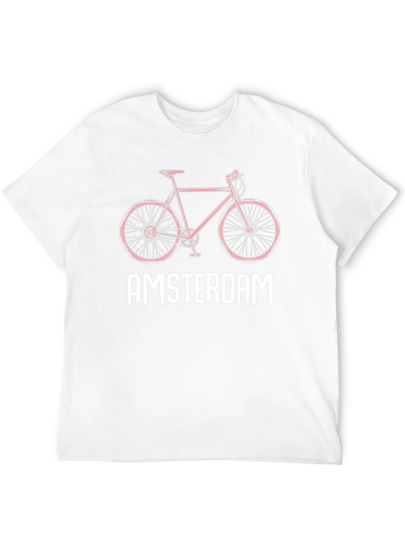 Amsterdam Bicycle T-Shirt - Black Tee