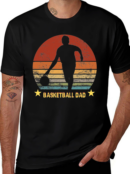 Basketball Dad T-Shirt - Retro Style