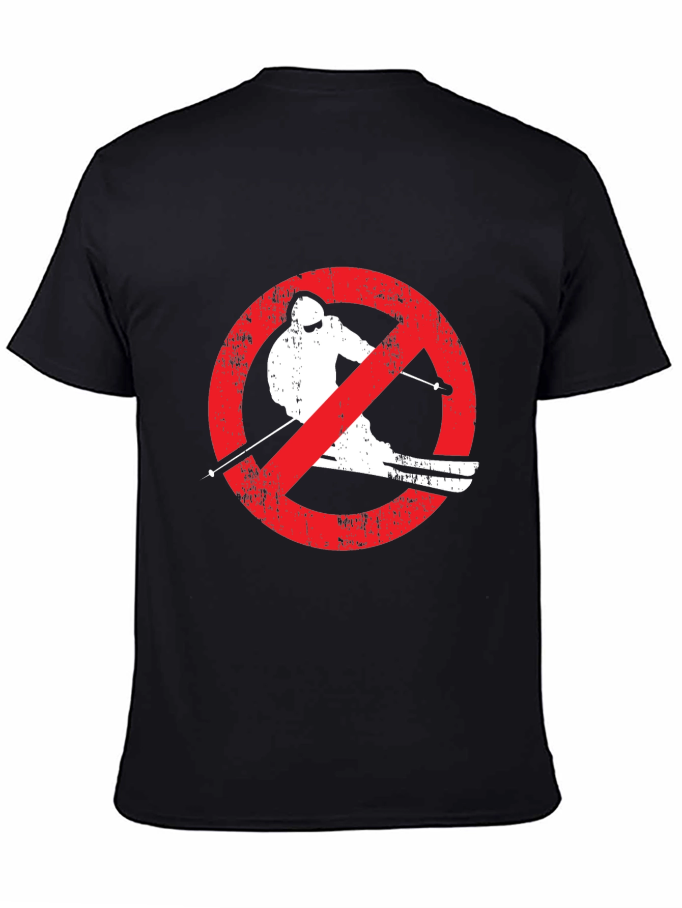 No Skiing Graphic Tee