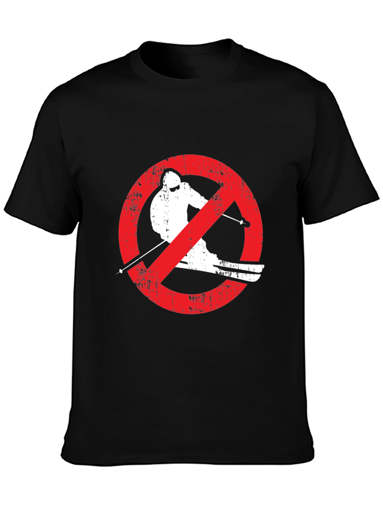 No Skiing Graphic Tee