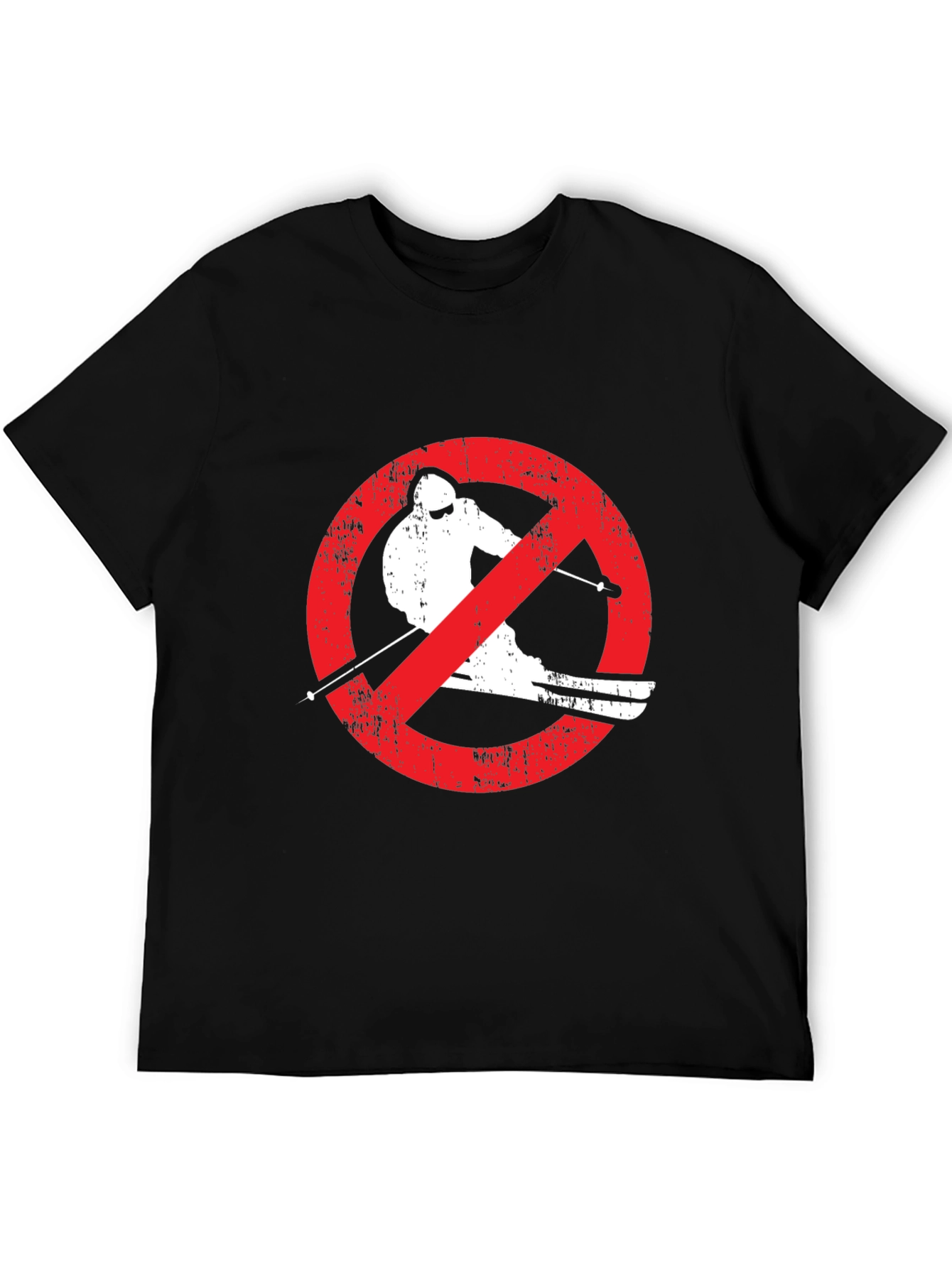 No Skiing Graphic Tee