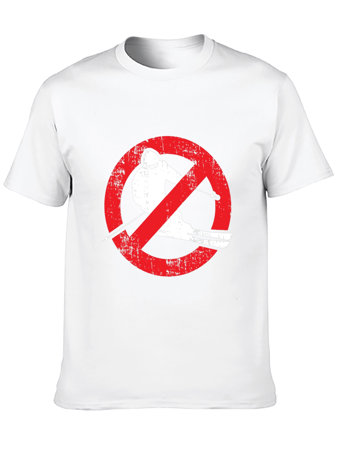No Skiing Graphic Tee